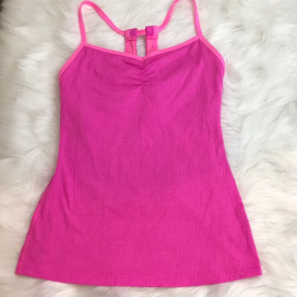 Lucy Tops - Lucy Hot Pink Racerback Activewear Tank Size XS